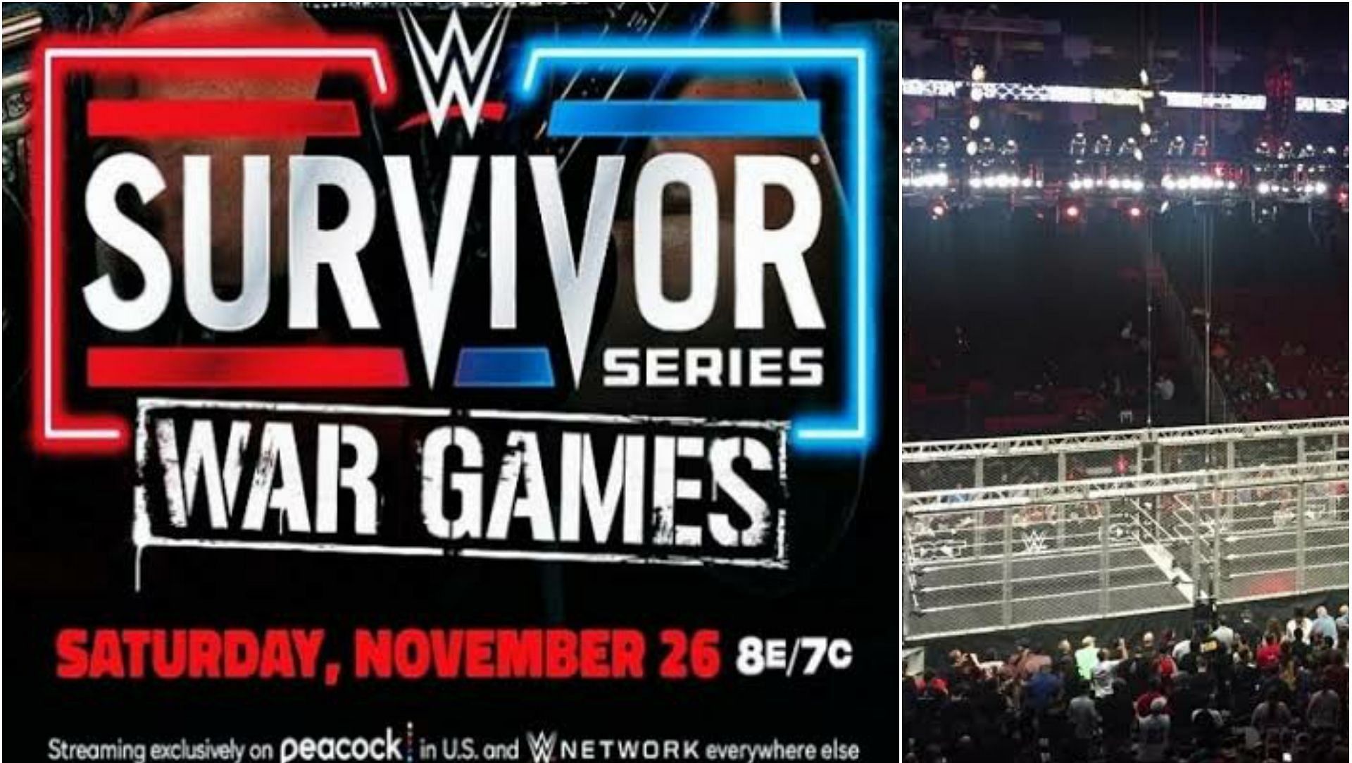 The event will witness two WarGames matches.  