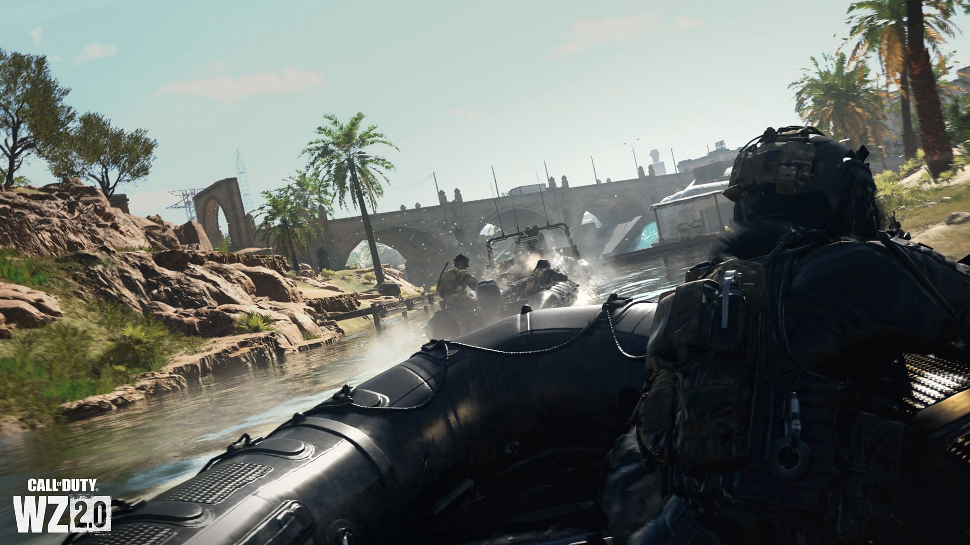 Aquatic combat (Image via Activision)