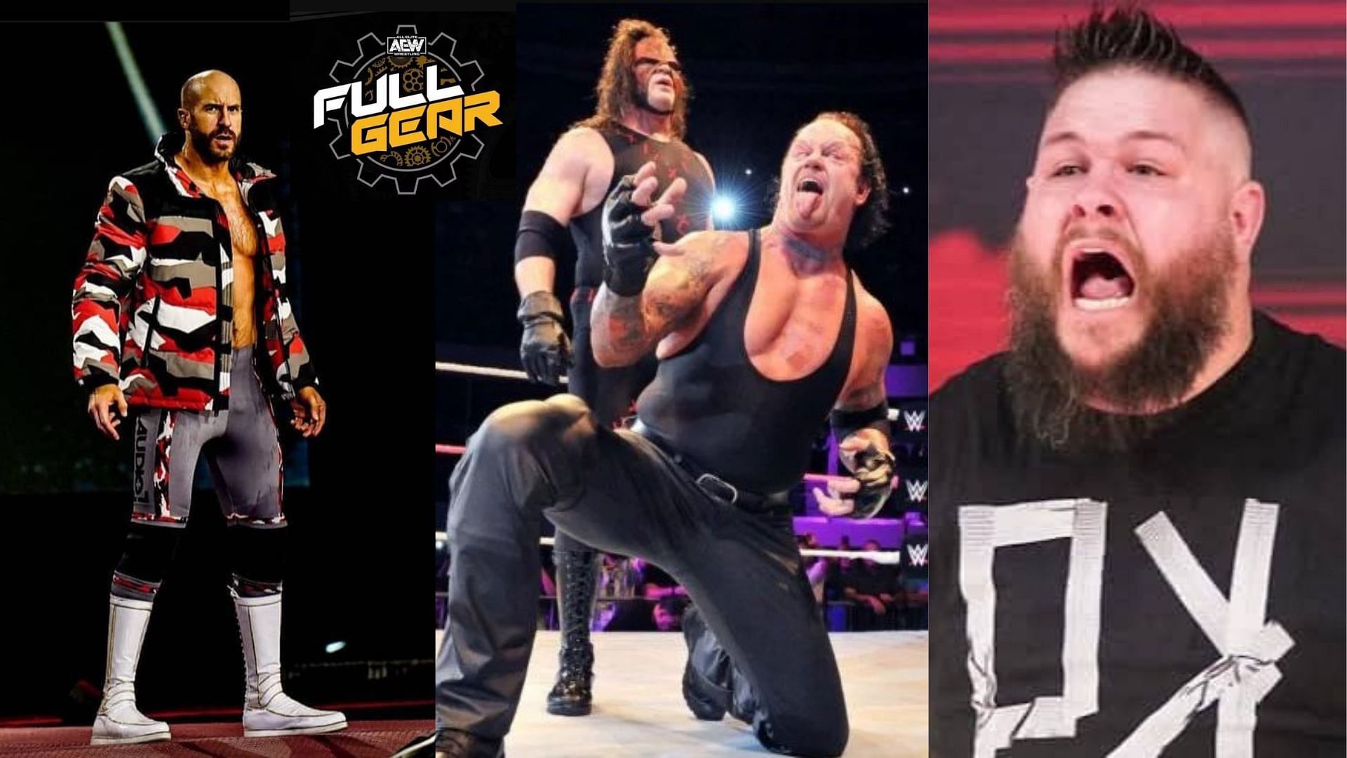 Renowned WWE names were referenced in AEW Full Gear 2022
