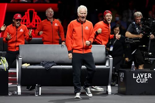 John McEnroe at the 2022 Laver Cup