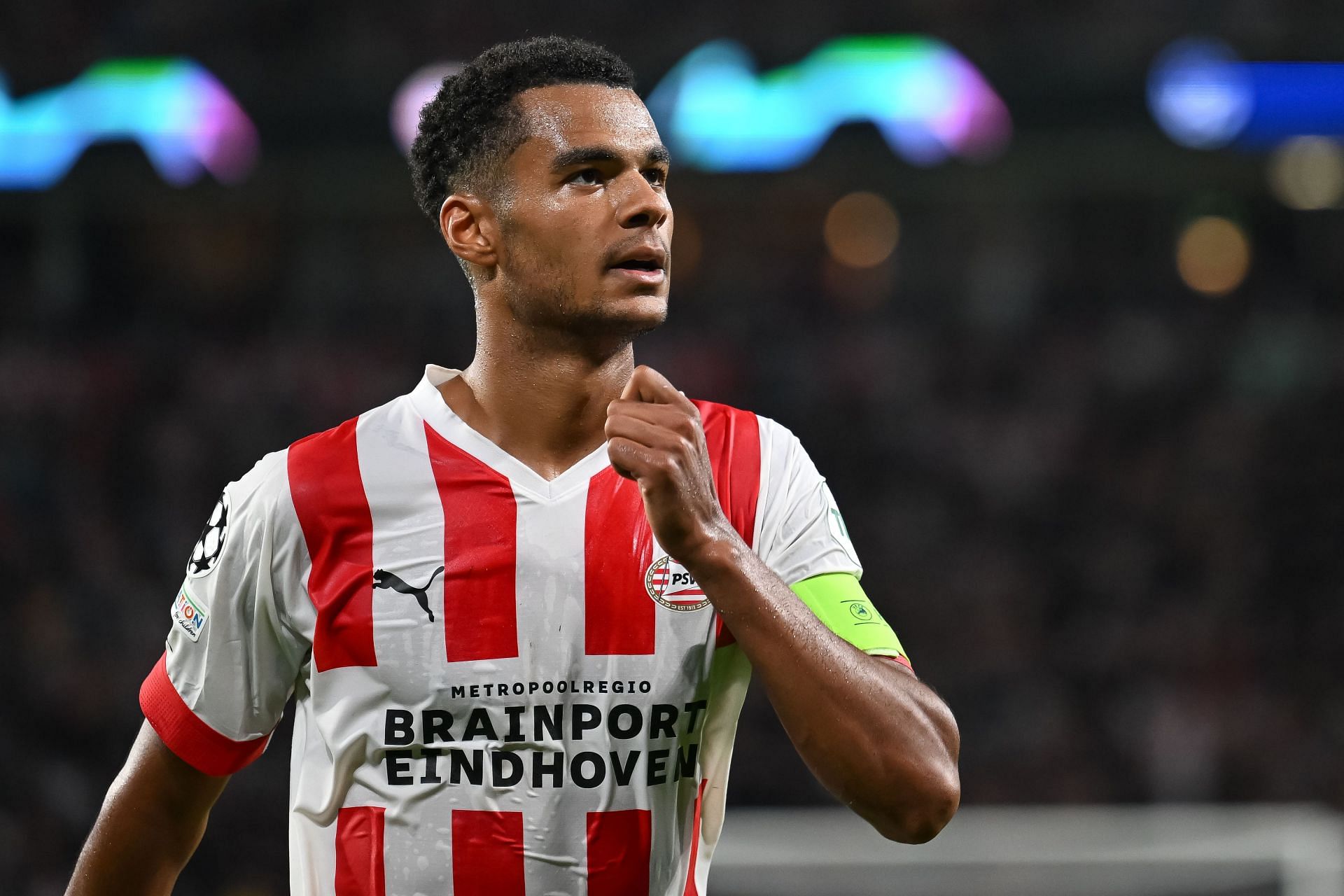 Cody -Gakpo PSV Eindhoven v Glasgow Rangers - UEFA Champions League Play-Off Second Leg 2022-23 season