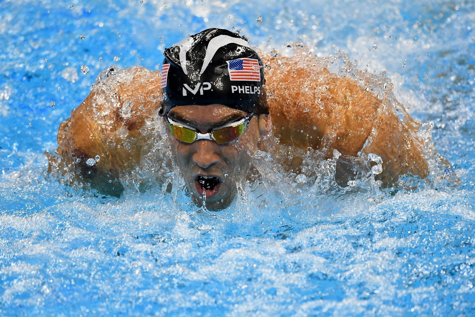 Michael Phelps during the 2016 Rio Olympics