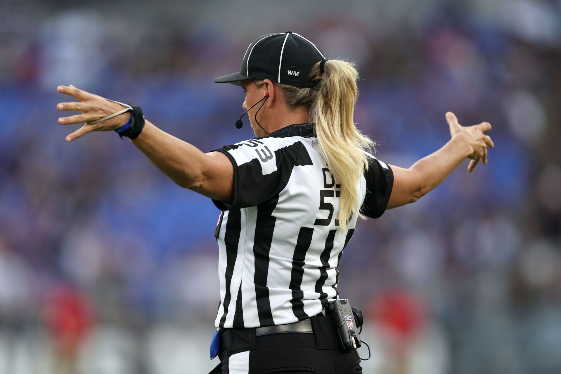 Female Referee Touchdown