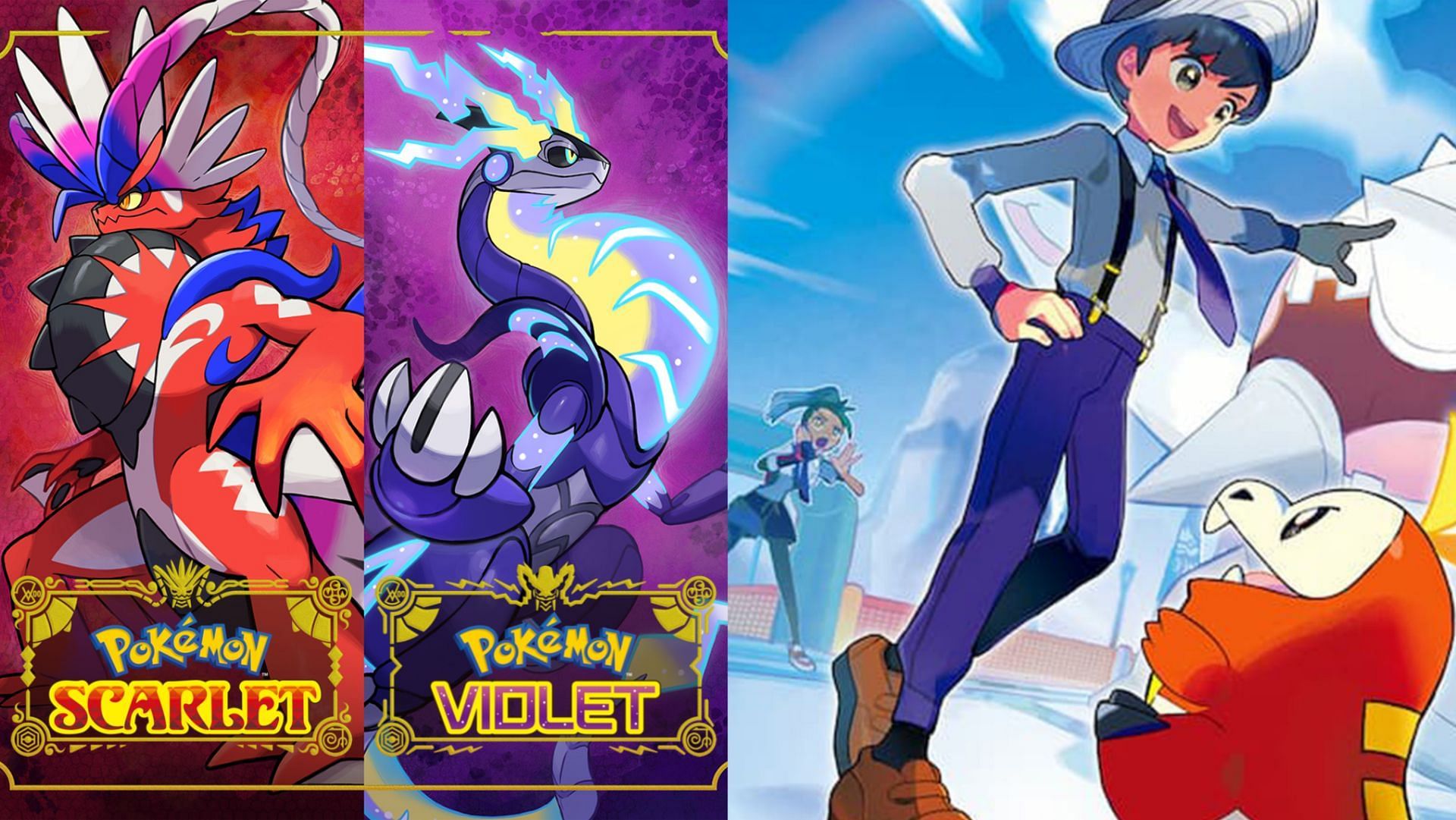 Poster Pokemon: Scarlet & Violet - Starters