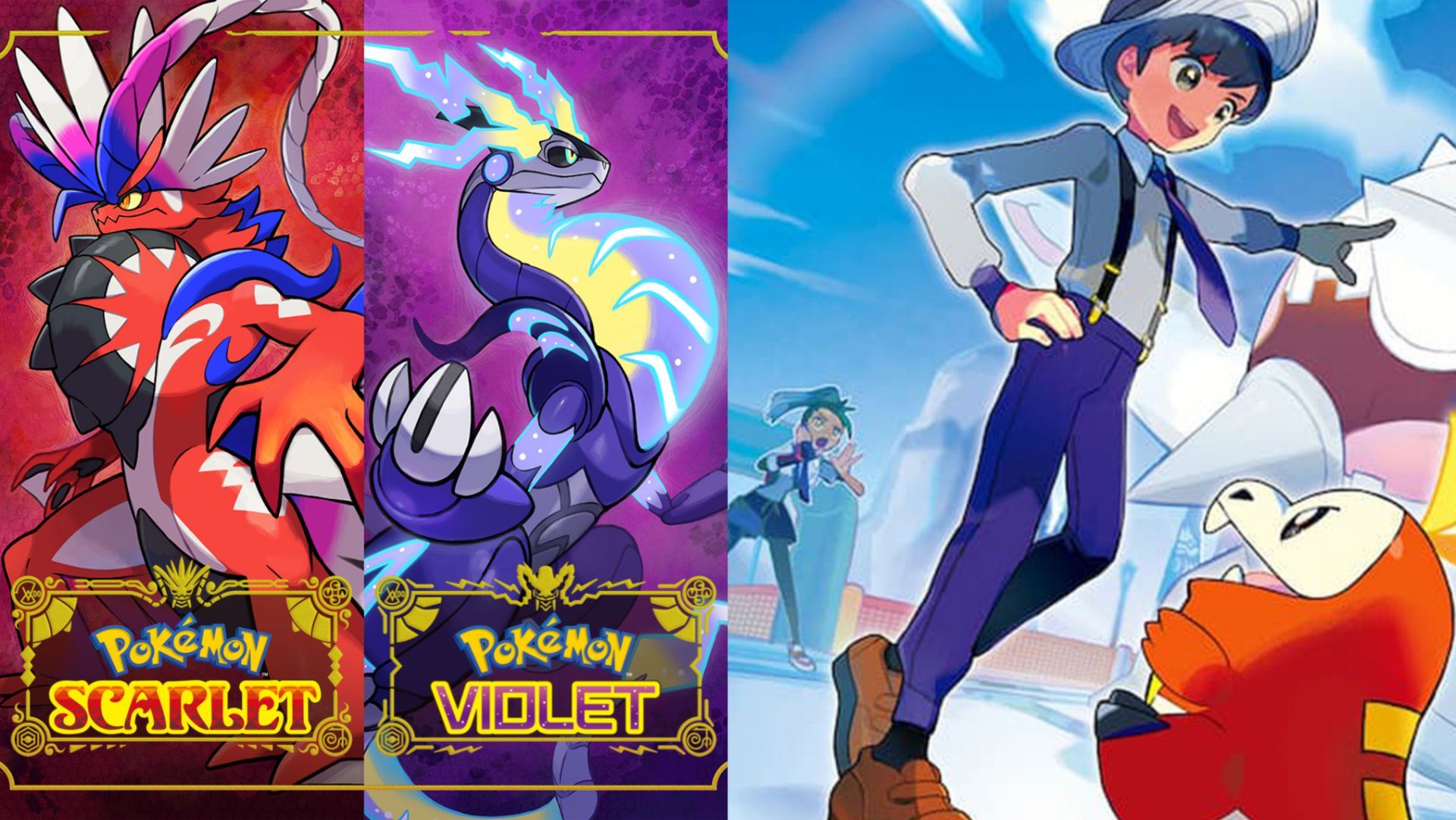 Pokémon Scarlet e Violet - Tudo sobre os Pokémon Lendários