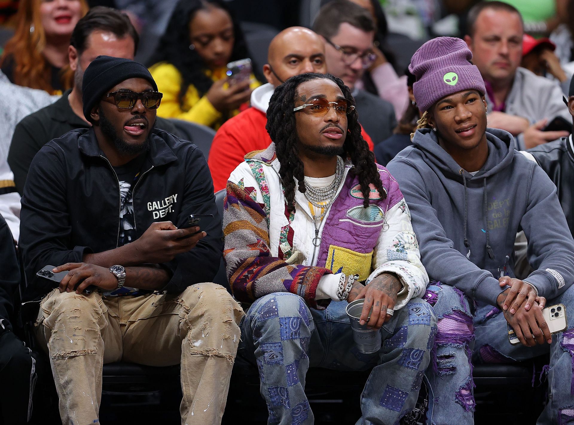 Watch Quavo score a layup on Justin Bieber in Celebrity Game