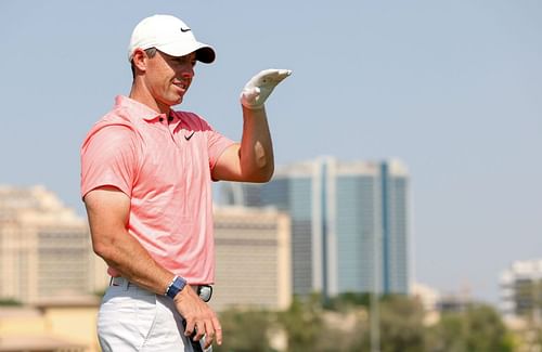 Rory McIlroy at the DP World Tour Championship - Previews (Image via Luke Walker/Getty Images)