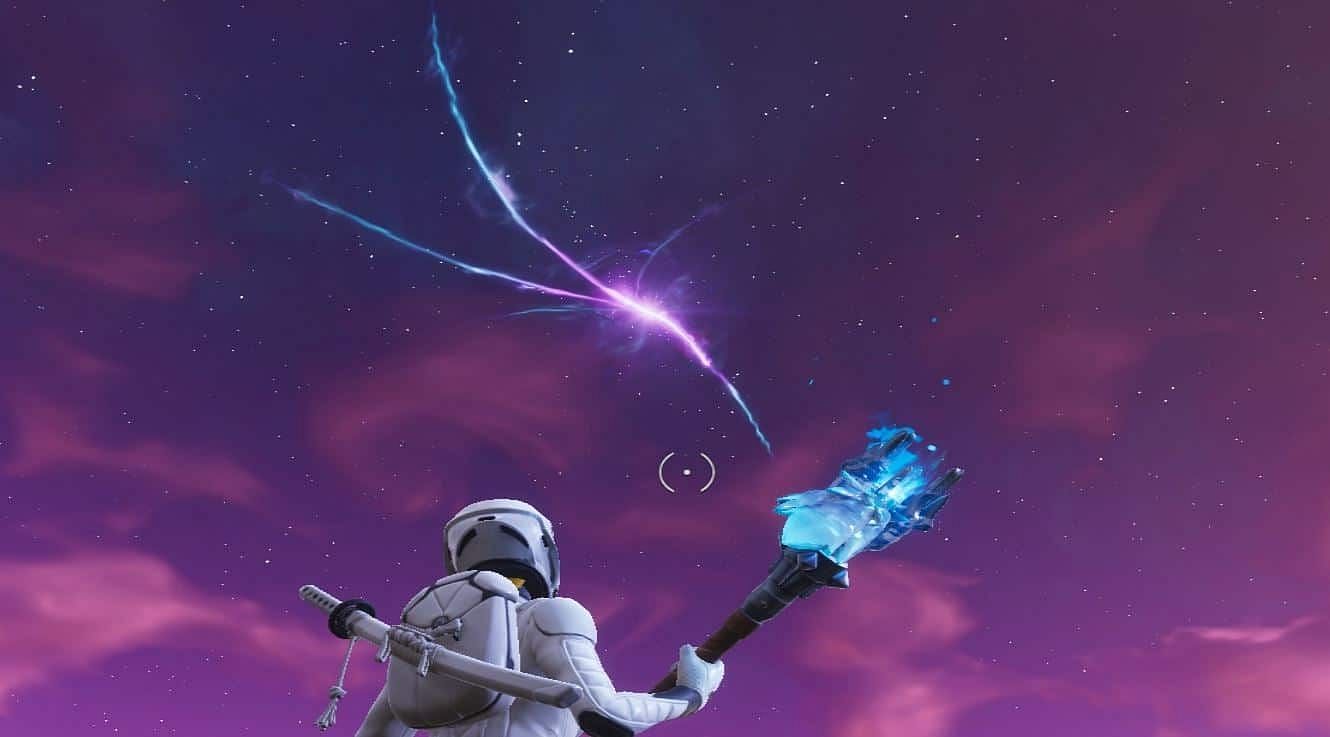 Cracks in the sky will most likely play a huge role in the upcoming Fortnite event (Image via Epic Games)