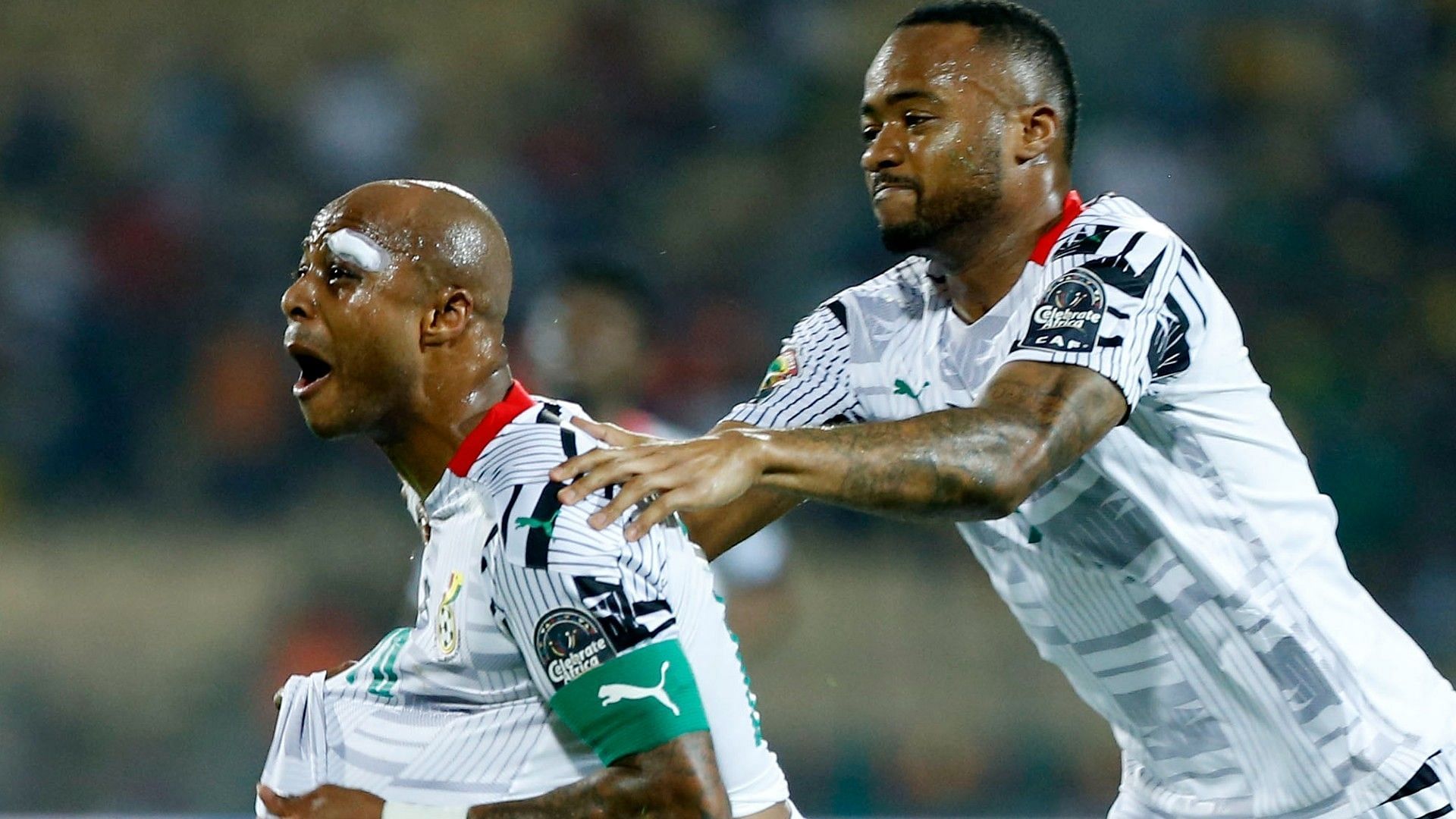 Andre Ayew and Jordan Ayew [photo courtesy: Goal.com]