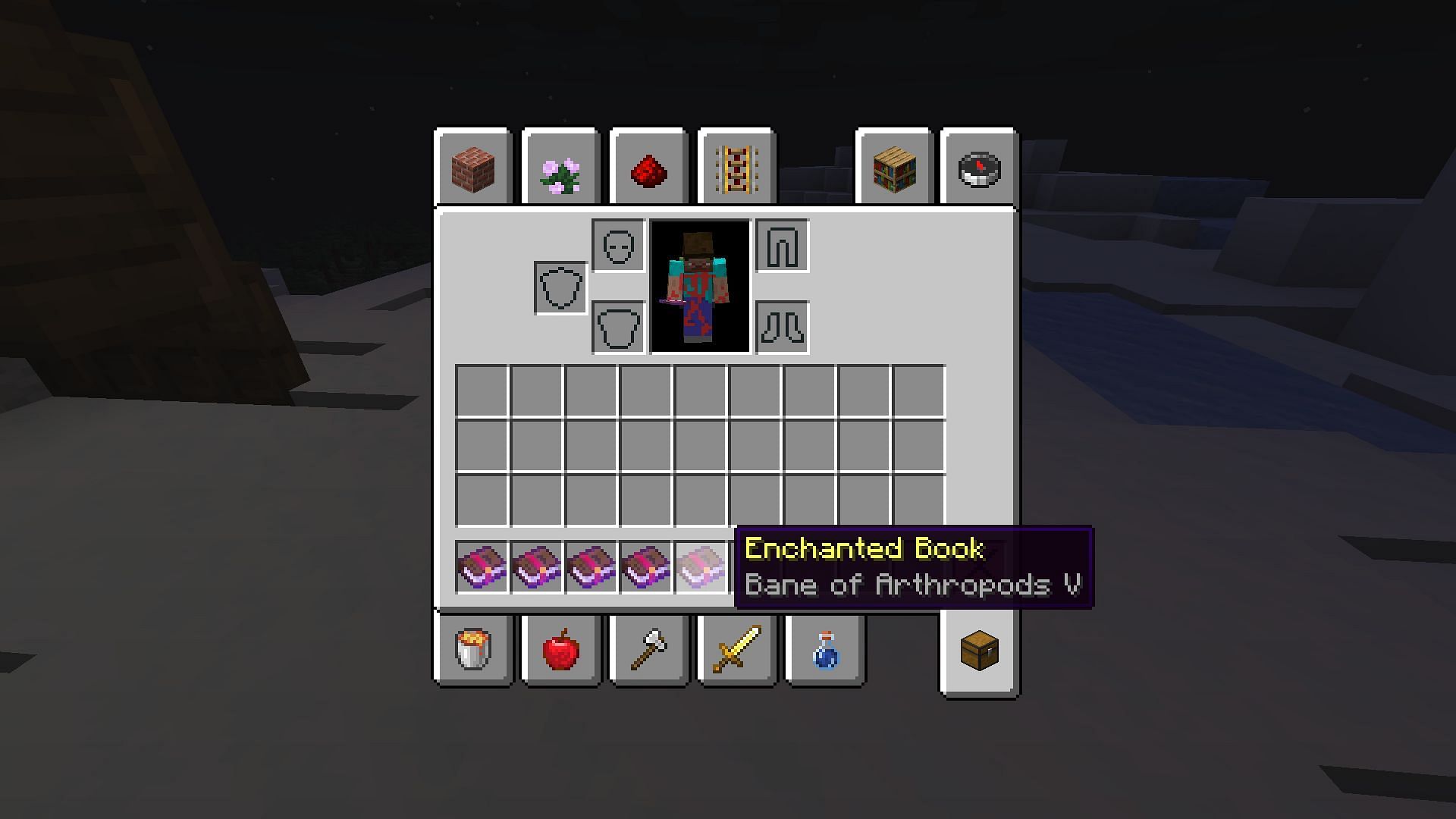 This Minecraft enchantment only increases attack damage towards arthropod mobs (Image via Mojang)