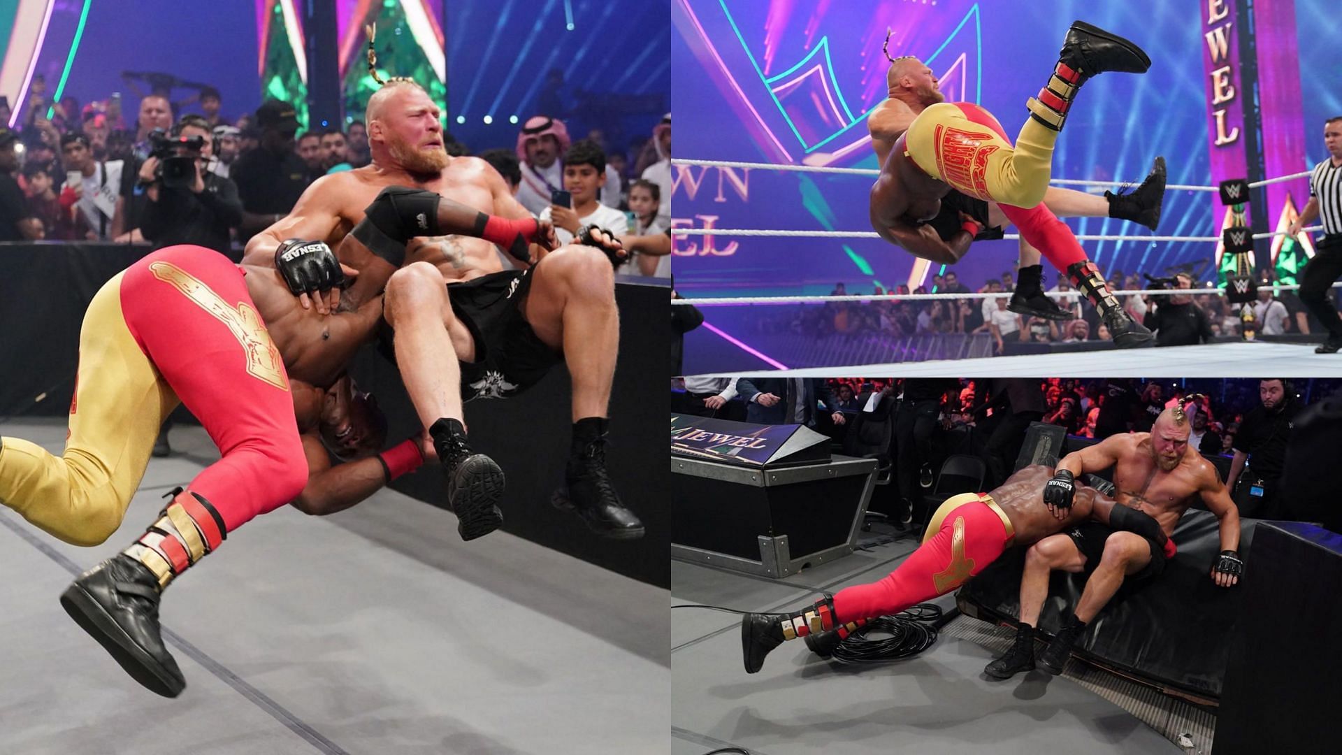 Bobby Lashley dominated Brock Lesnar at Crown Jewel (Source: WWE)