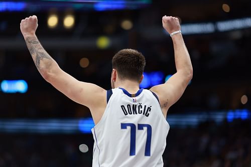 Luka Doncic of the Dallas Mavericks