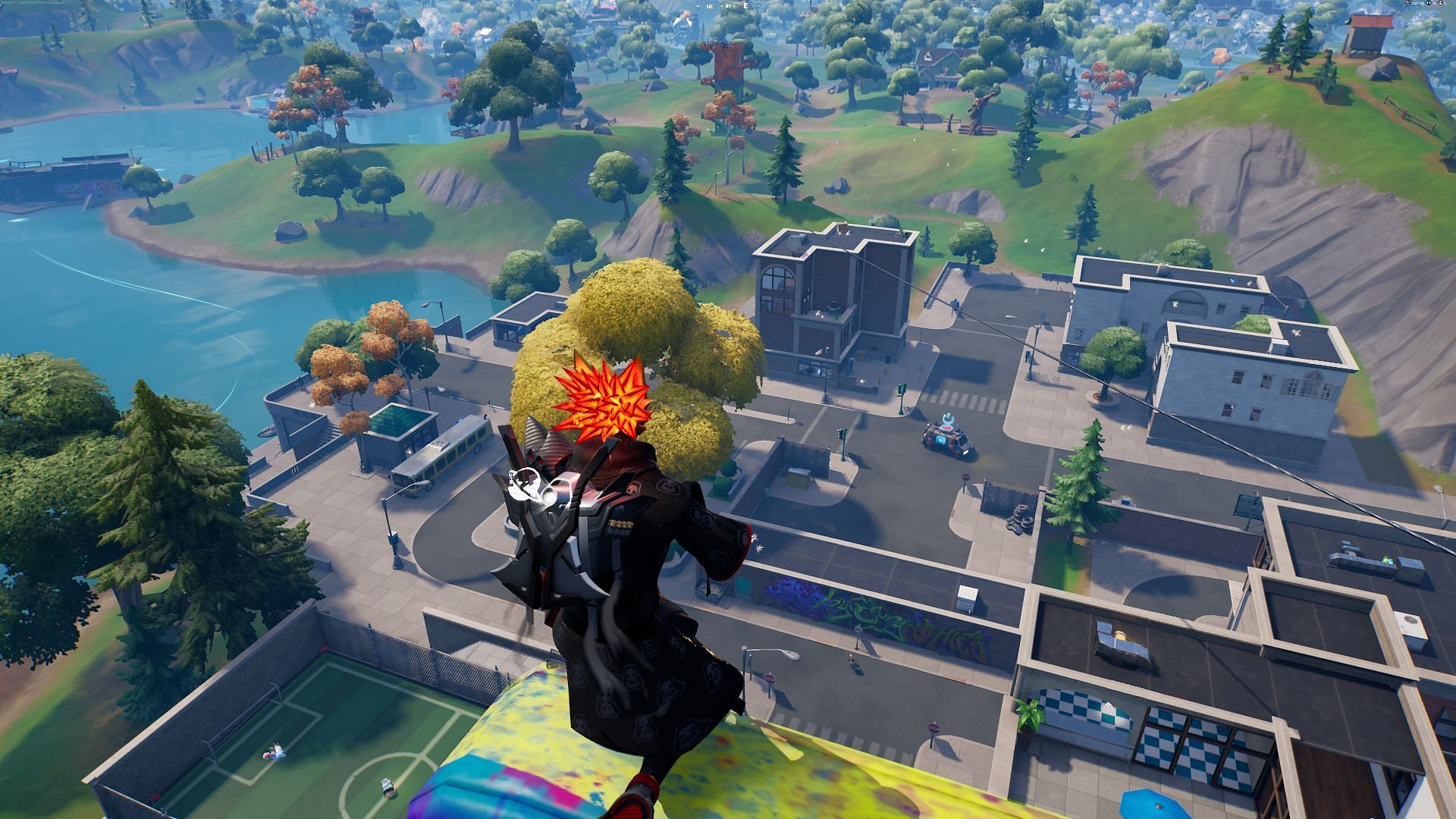 Hot-Drop In Tainted Towers, Warum Nicht?  (Bild Über Epic Games/Fortnite)