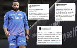 "Going to be tough to not have you on the field with us" - Rohit Sharma leads the tributes as MI stars react to Kieron Pollard's IPL retirement