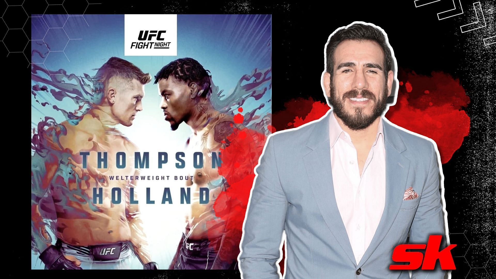 Kevin Holland might have a tough time against Stephen Thompson, explains Kenny Florian. [Image credits: @wonderboymma on Instagram; Getty Images]