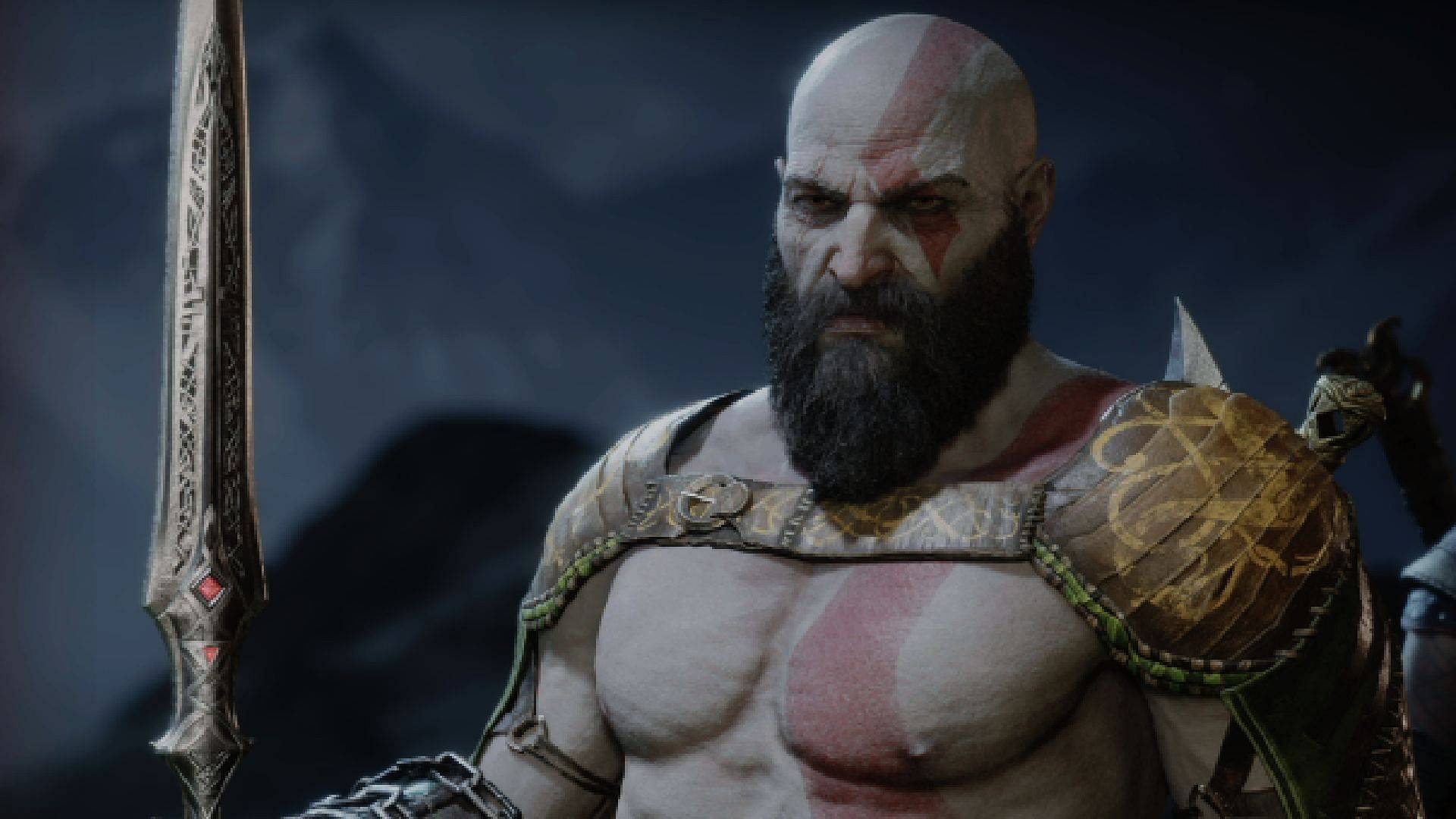 Kratos blows Heimdall's arm off using the Draupnir Spear scene - God of War  Ragnarok 