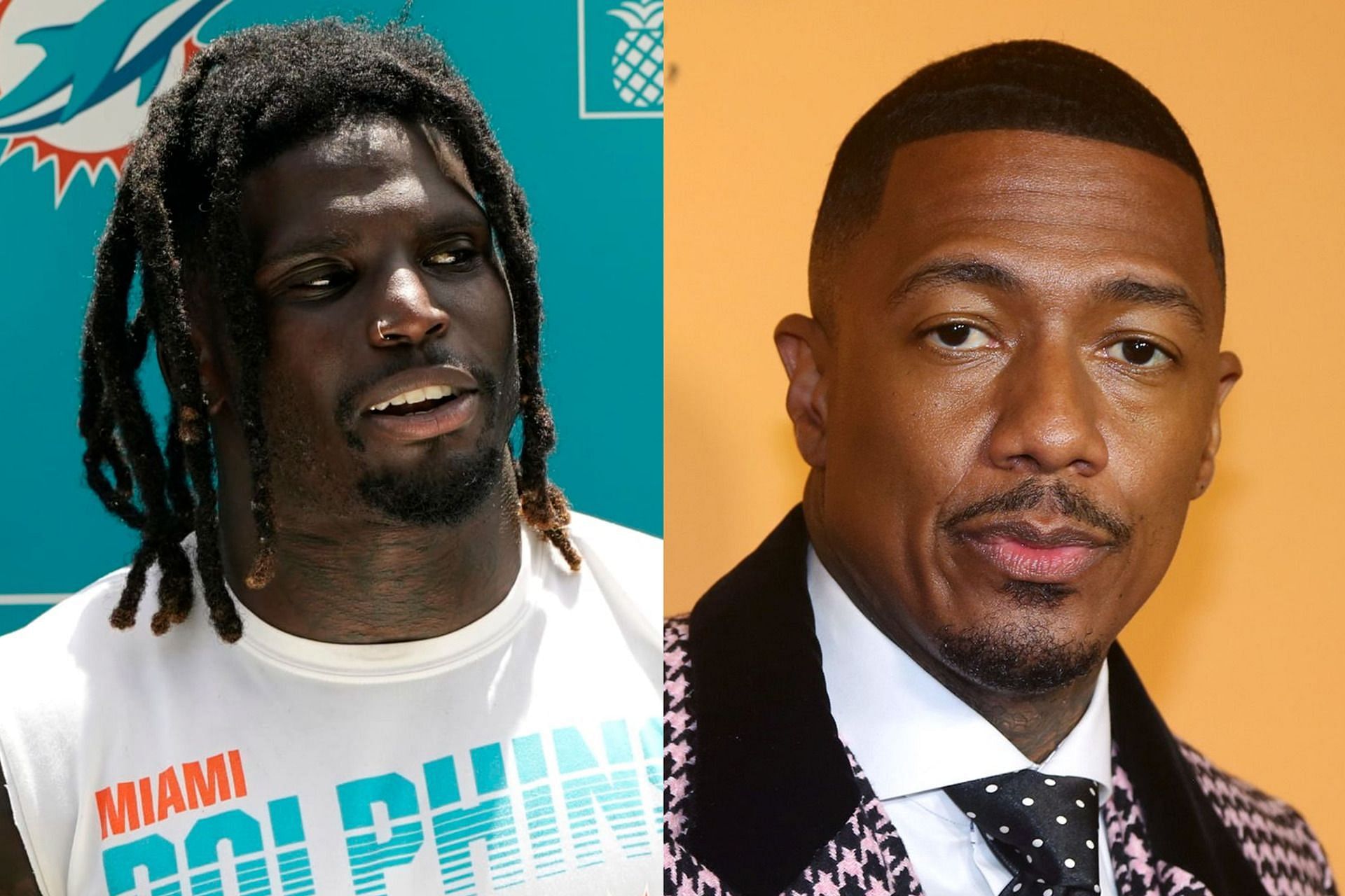 Tyreek Hill and Nick Cannon