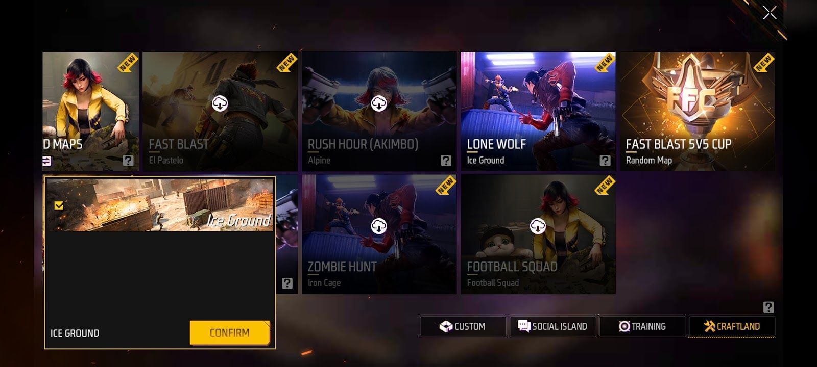 New game modes (Image via Garena)