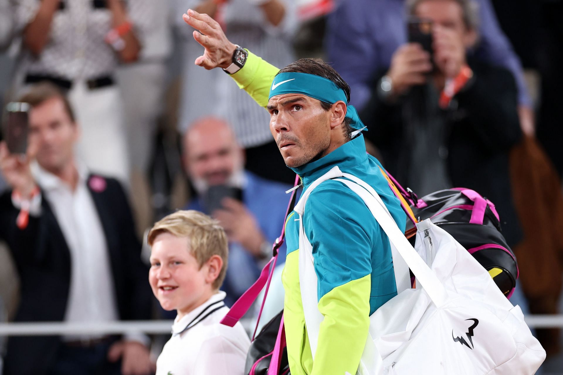 Rafael Nadal is currently ranked World No. 2.
