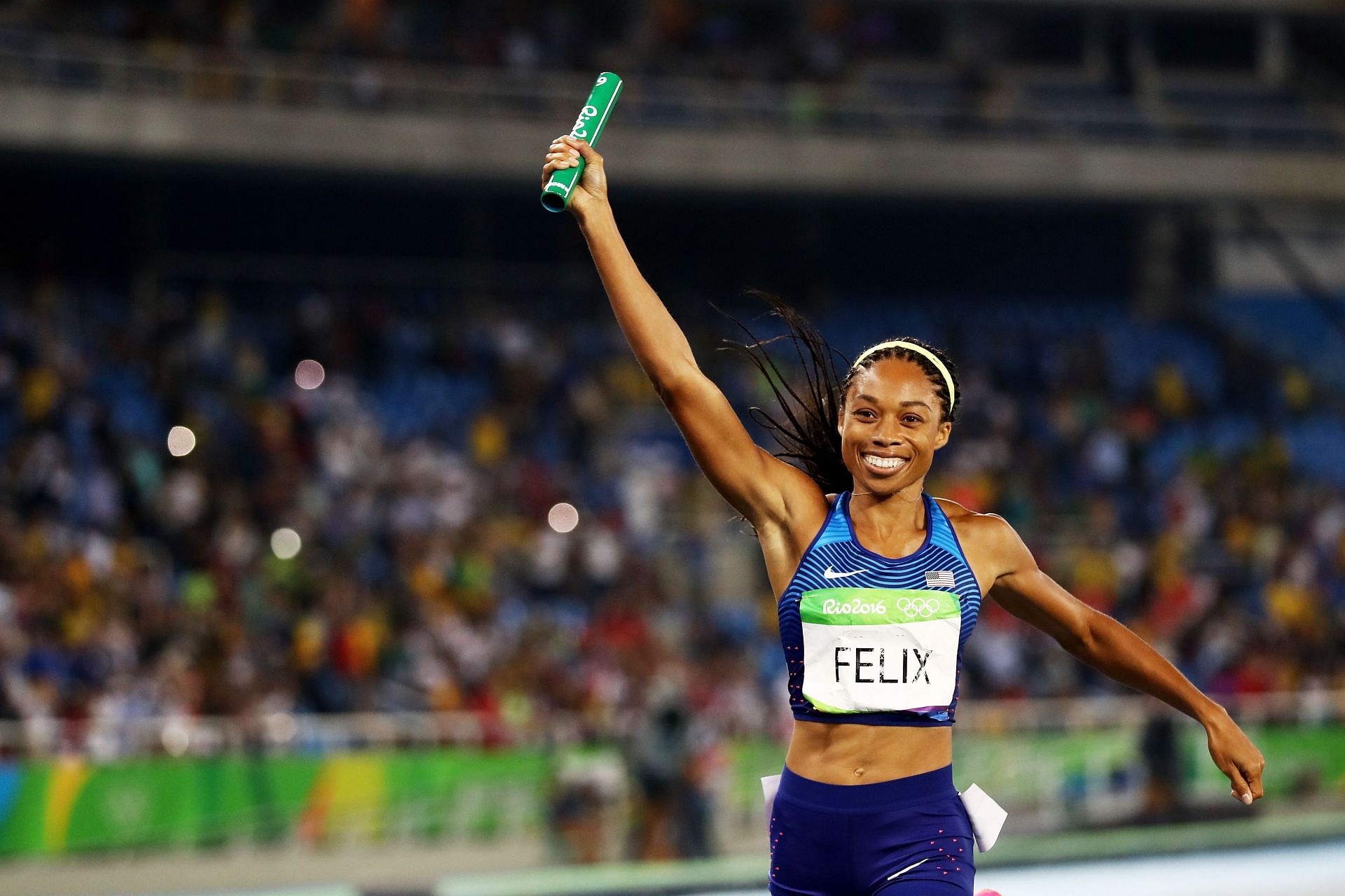 Allyson Felix at the 2016 Rio Olympics