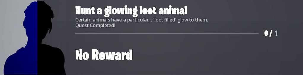 Hunt a glowing loot animal to earn 20,000 XP (Image via Twitter/iFireMonkey)
