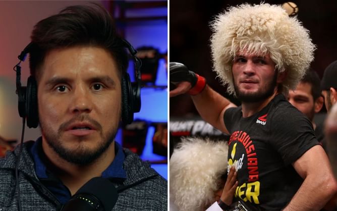 "Khabib wouldn't get up"- Henry Cejudo says Khabib Numagomedov won't be able to wrestle well with an NCAA Champion