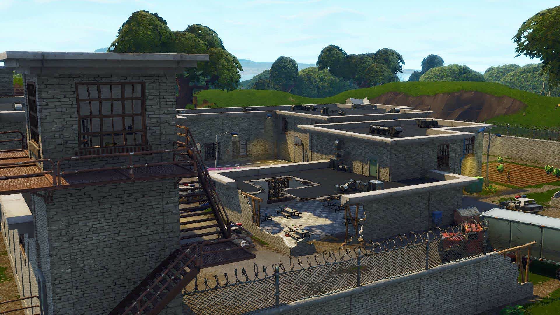 Fortnite Chapter 4 map could bring back the prison (Image via Epic Games)