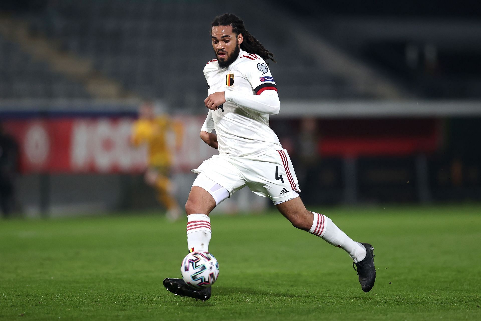 Denayer in action v Wales - FIFA World Cup 2022 Qatar Qualifier