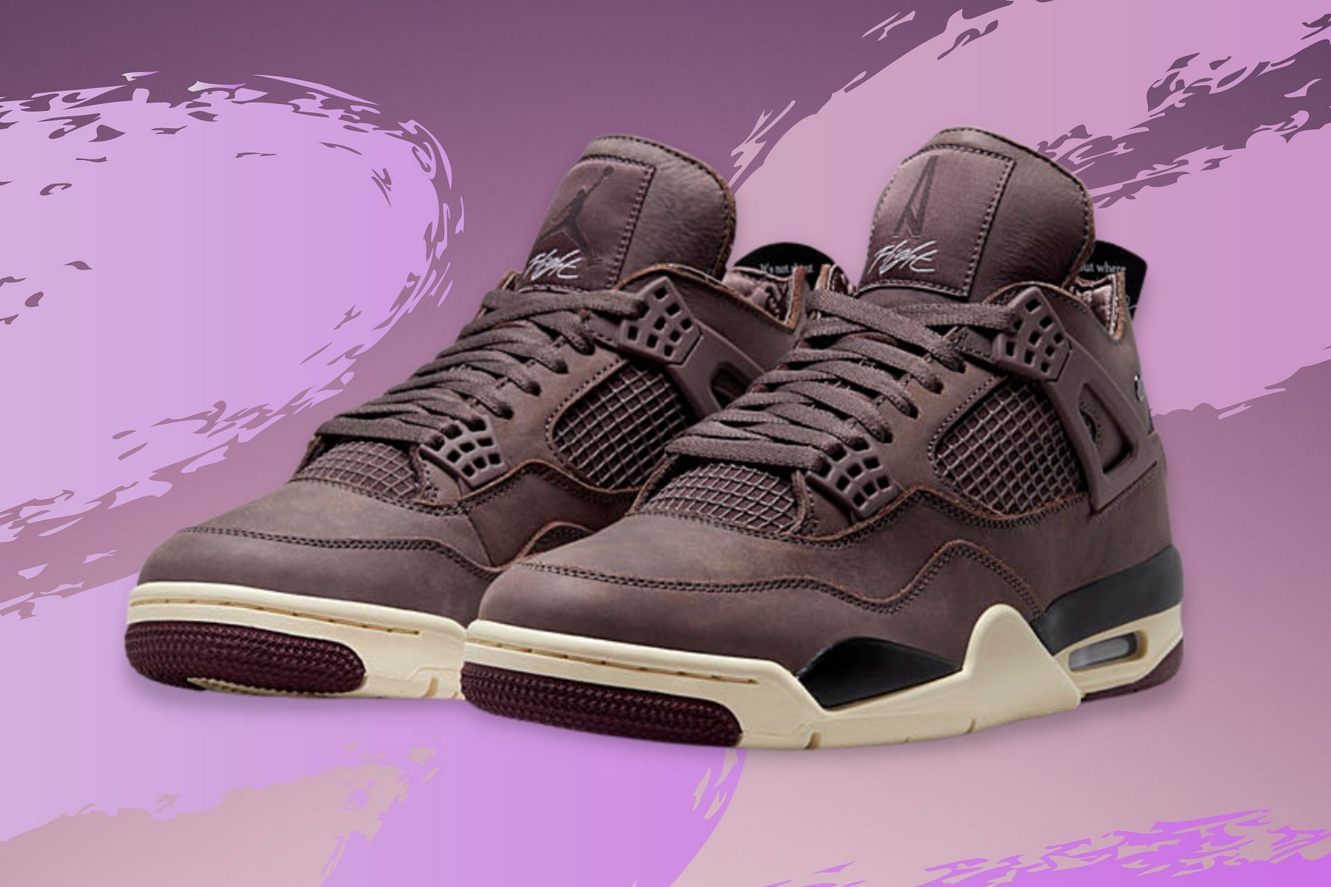 Air Jordan 4 x A Ma Maniere shoes (Image via Nike)