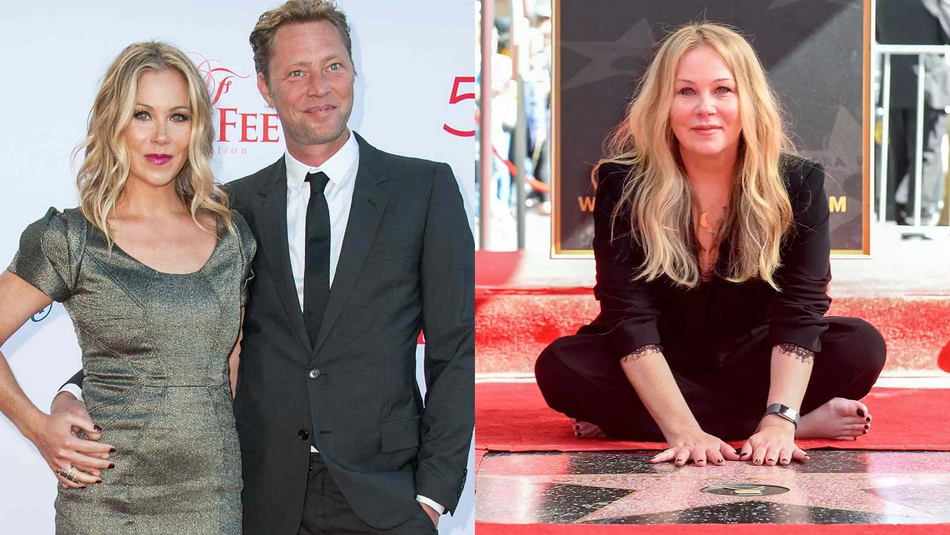 Christina Applegate tied the knot with Martyn LeNoble in 2013. (Images via Valerie Macon/Getty)