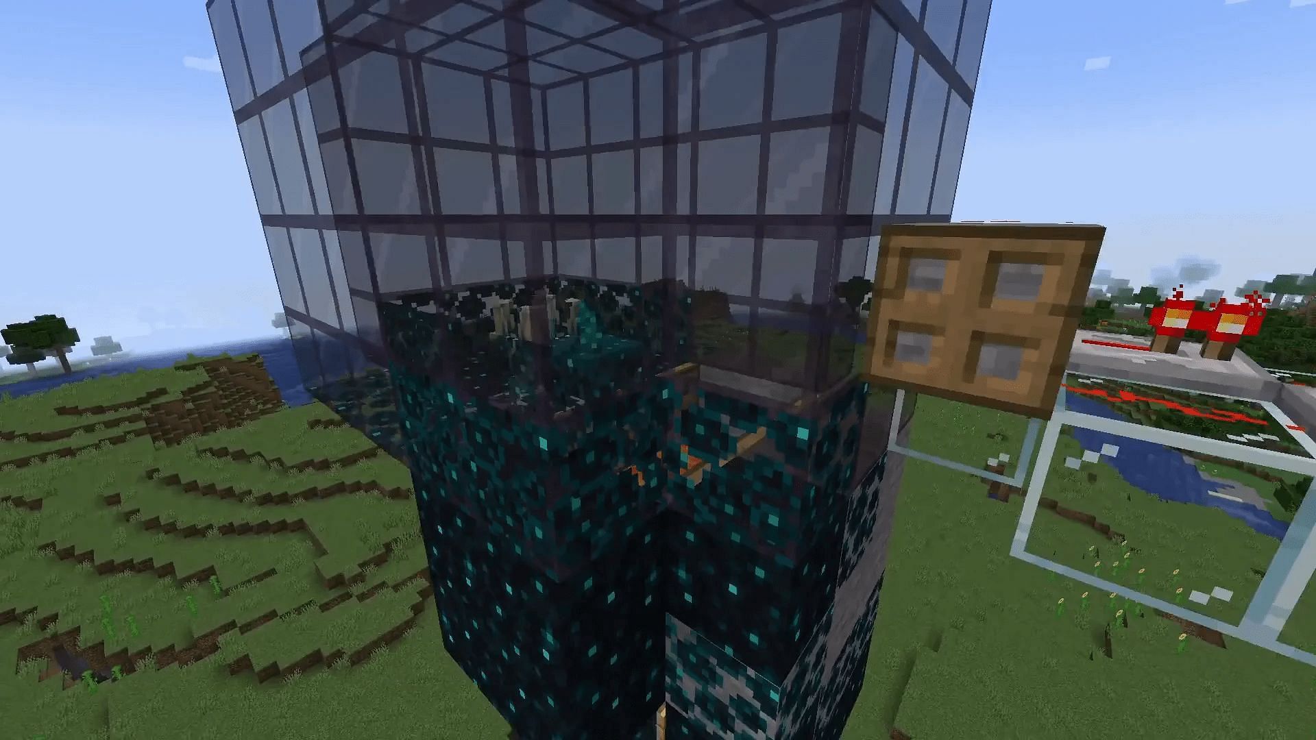 A Warden-centric sculk XP farm in Minecraft 1.19 (Image via u/[deleted]/Reddit)