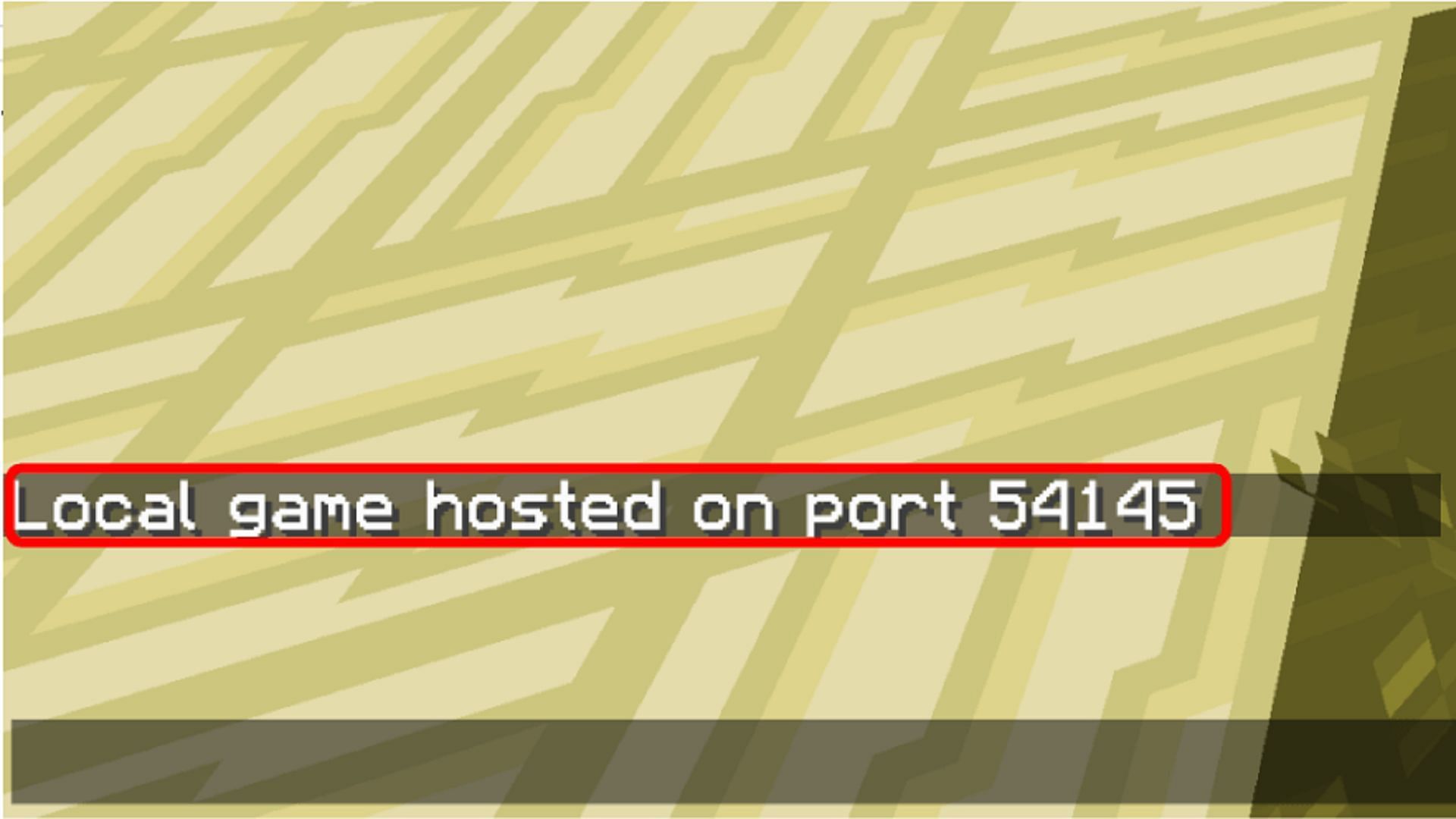 A port may sometimes need to be provided for players to join your Minecraft LAN game (Image via Mojang)
