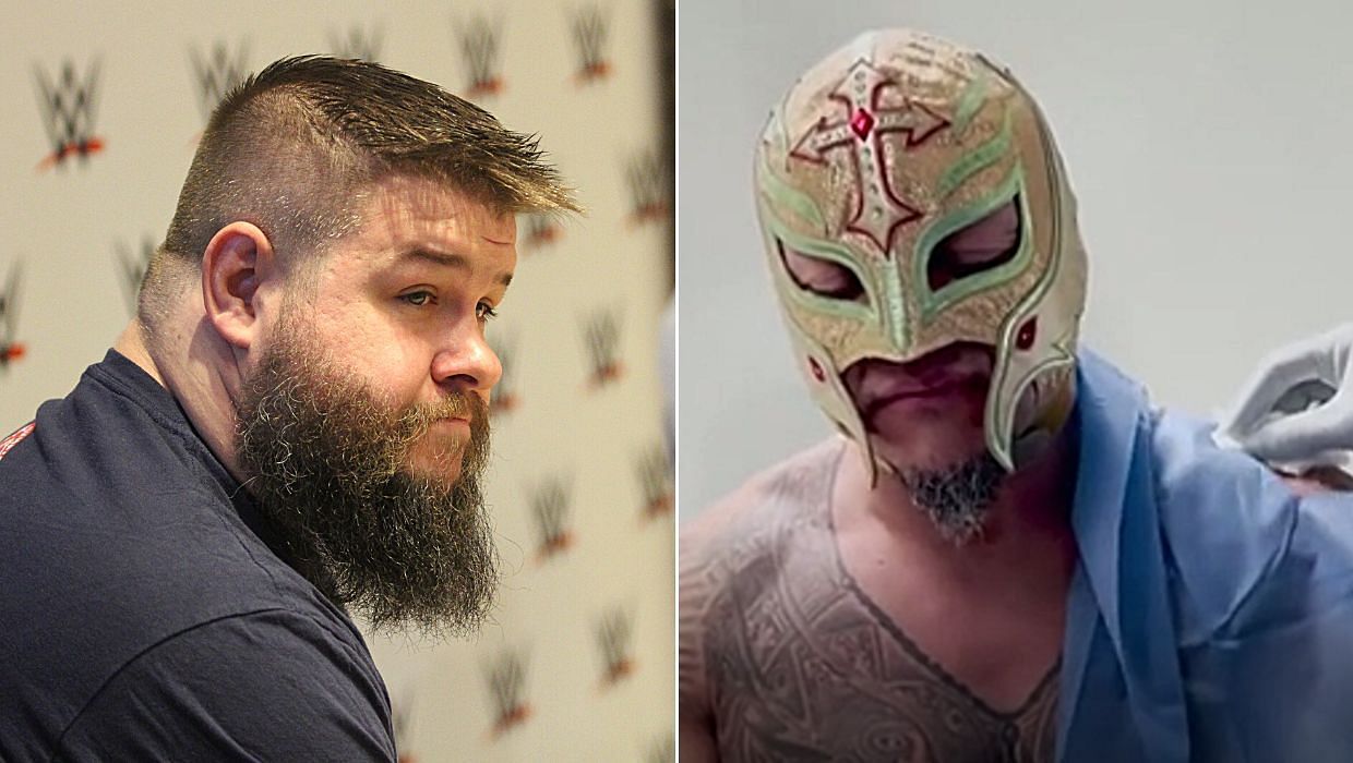 Kevin Owens/ Former World Champion Rey Mysterio