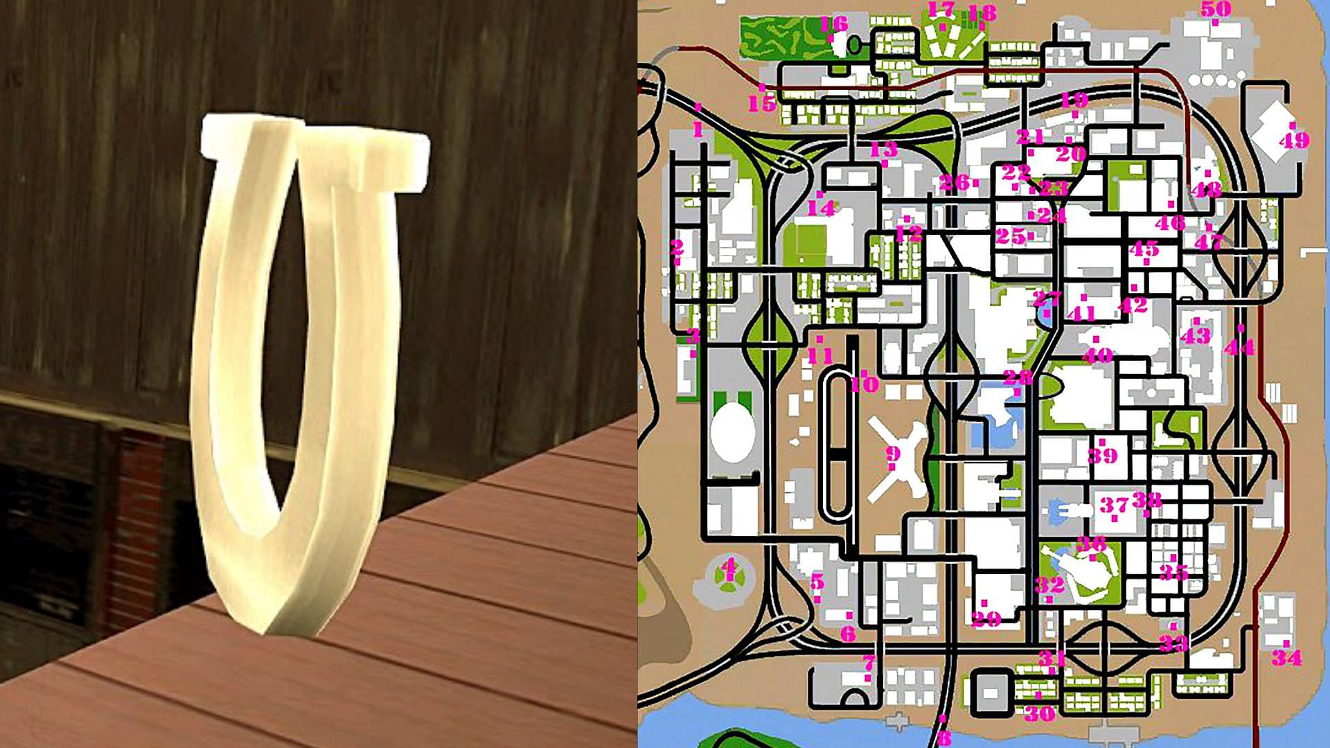 GTA San Andreas horseshoe locations and how to get them easily Booster Doze