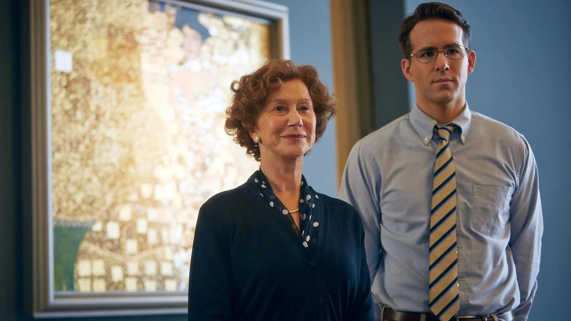 Ryan Reynolds and Helen Mirren in Woman in Gold (Image via BBC Films)