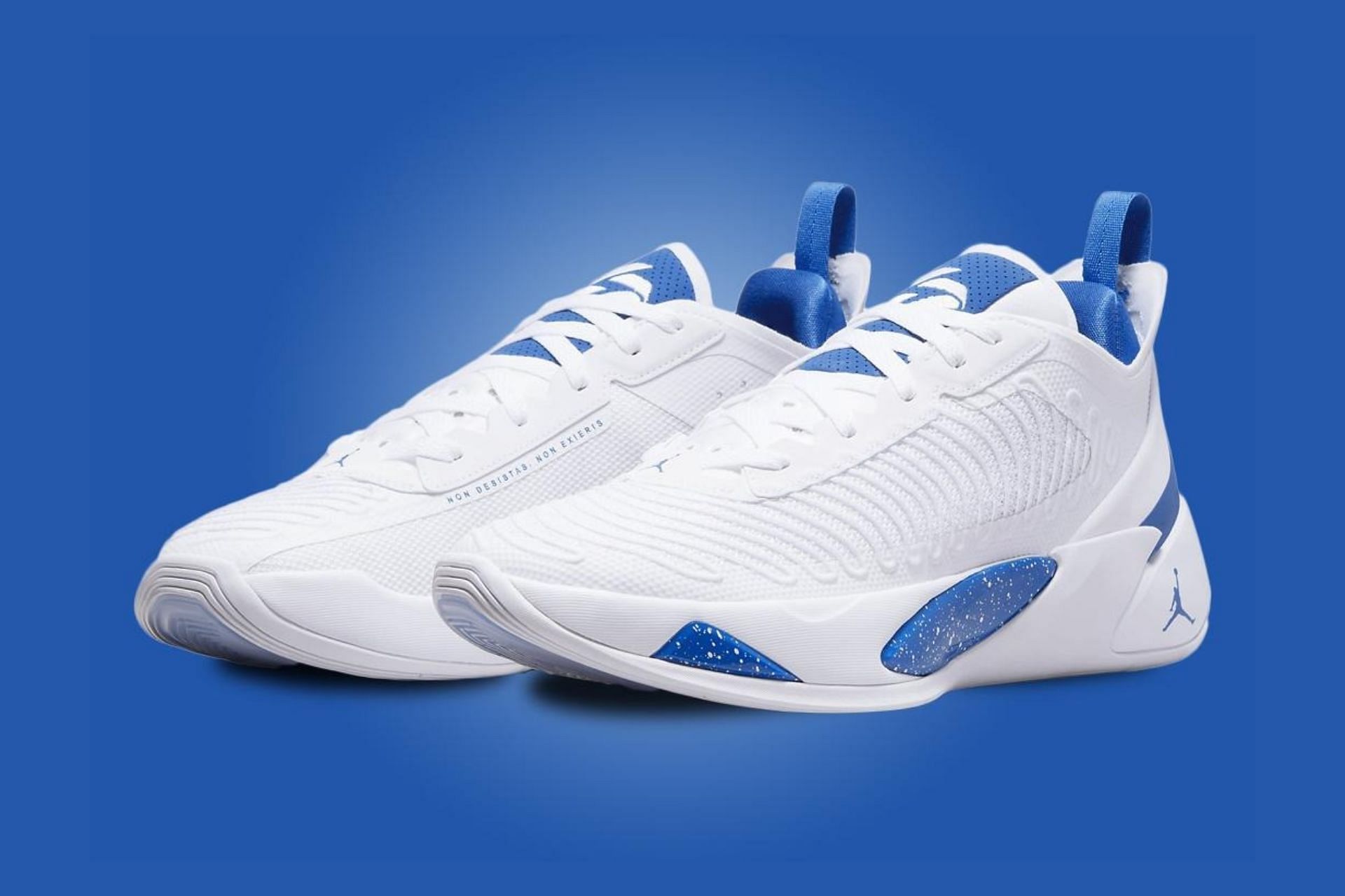 Jordan Luka 1 White Sport Blue colorway (Image via Nike)