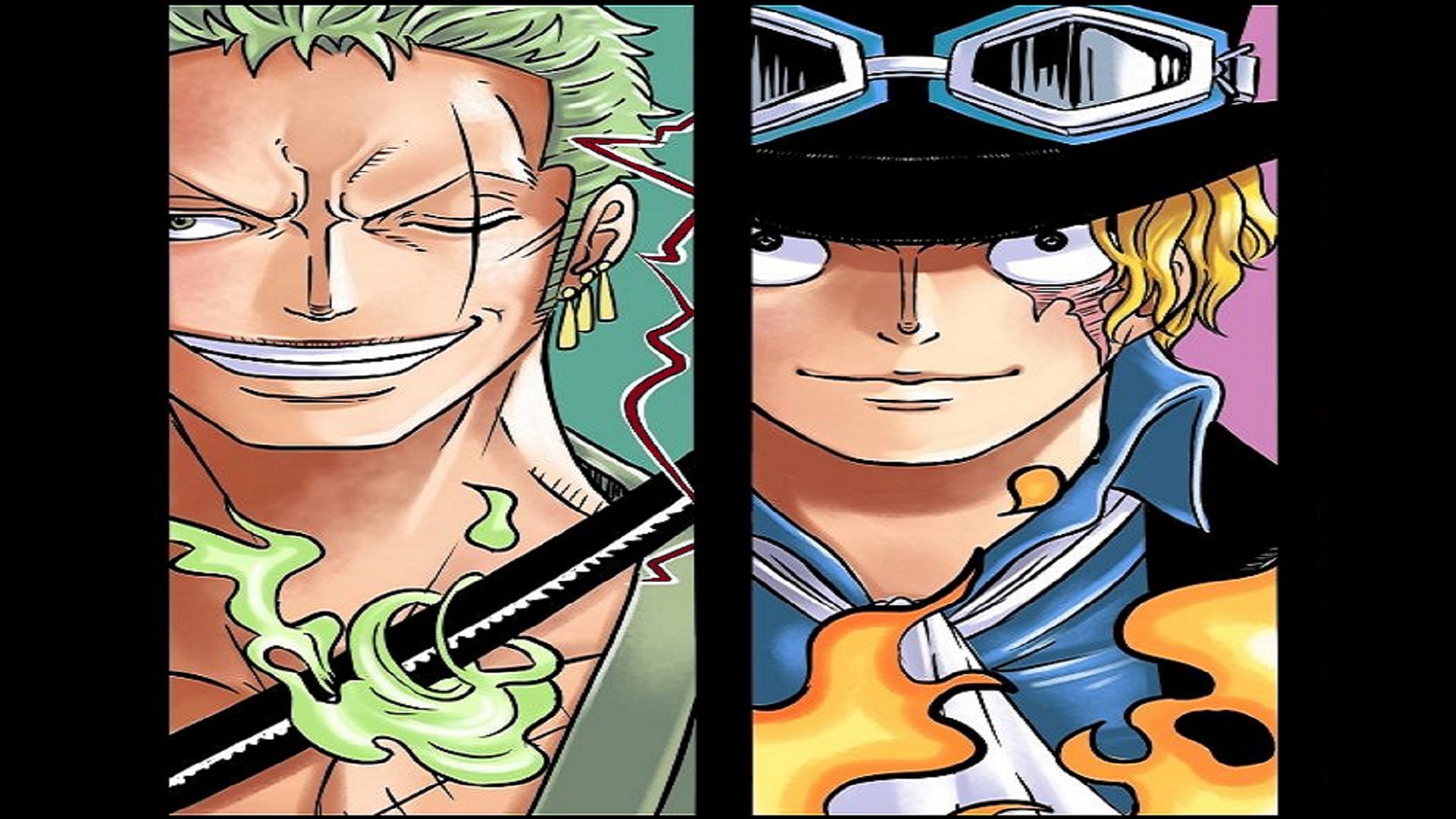 Both Zoro and Sabo are not only powerful fighters, but brotherly figures to Luffy (Image via Eiichiro Oda/Shueisha, One Piece)