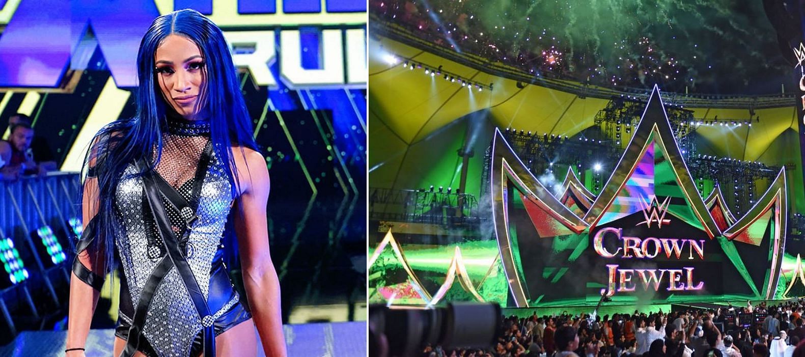 Sasha Banks and Naomi were included in the opening video package before Crown Jewel 2022