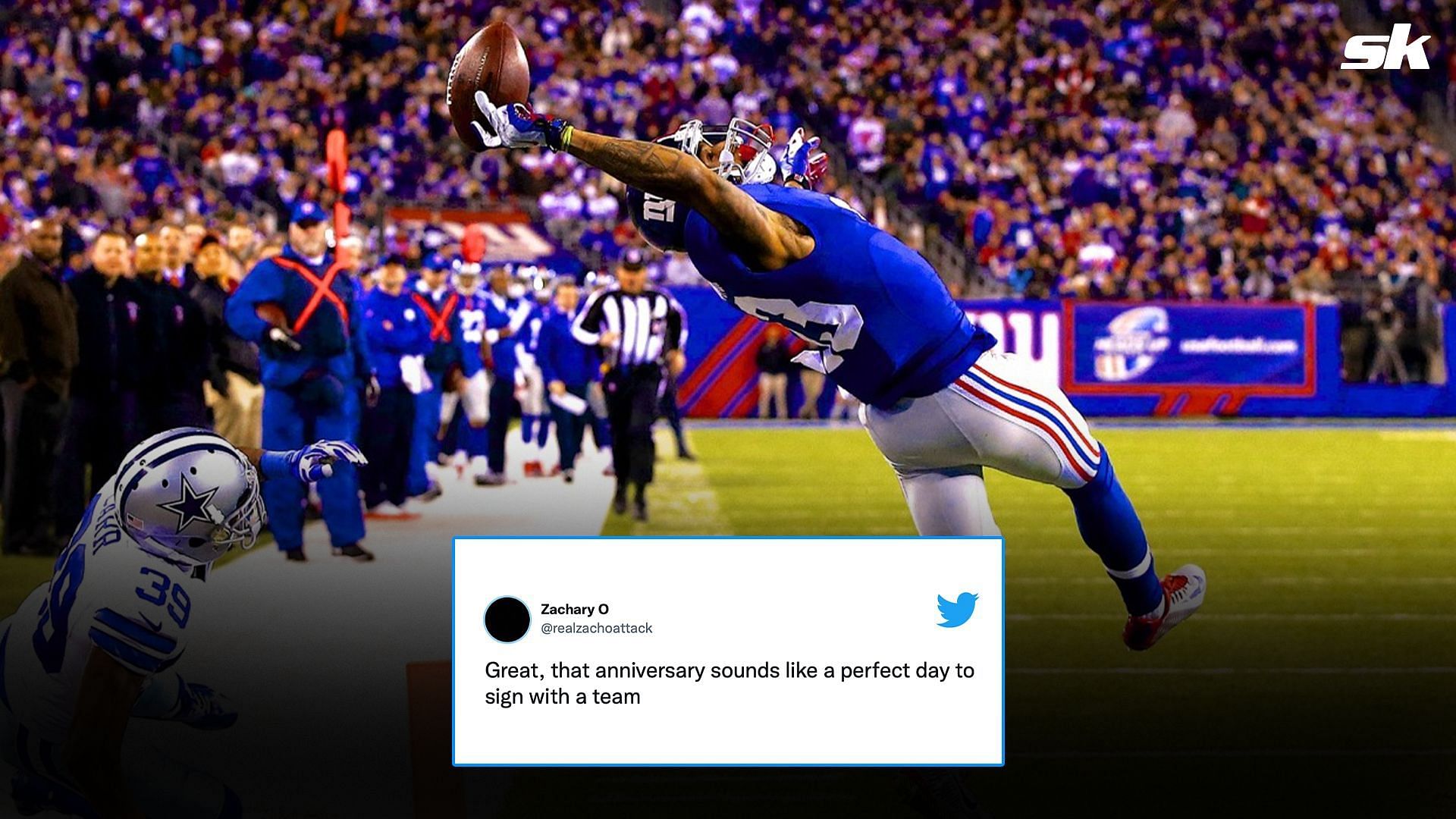 Odell Beckham Jr.'s highlight catch Sunday night opens great debate