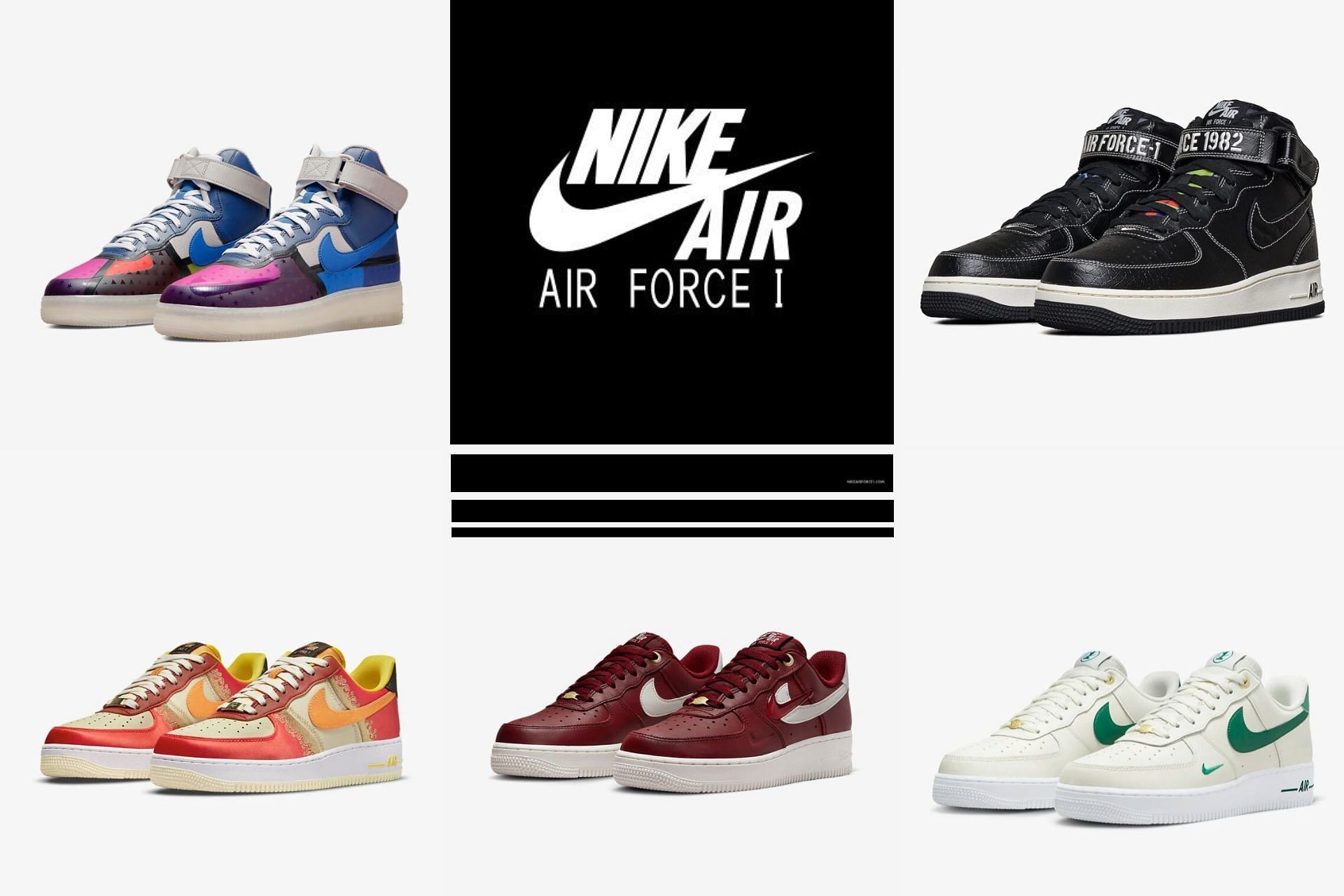 Nike: 5 best Air Force 1 colorways released for 40th anniversary celebrations of the sneaker model