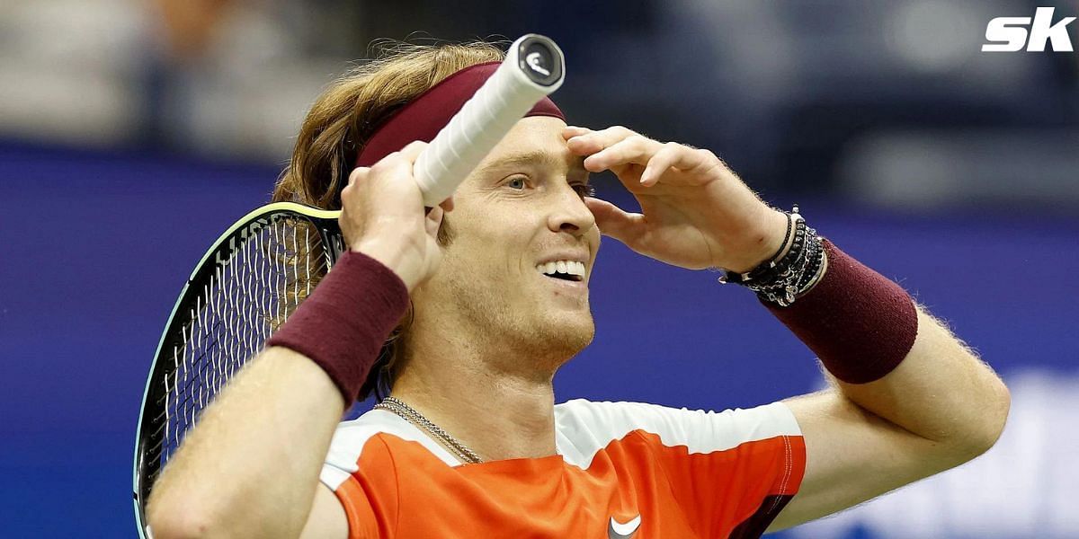 Andrey Rublev has advanced to the ATP Finals SF