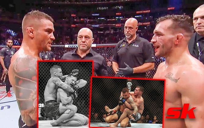 UFC 281: Dustin Poirier tells Michael Chandler he was afraid to fight 'Iron' following their showdown at UFC 281