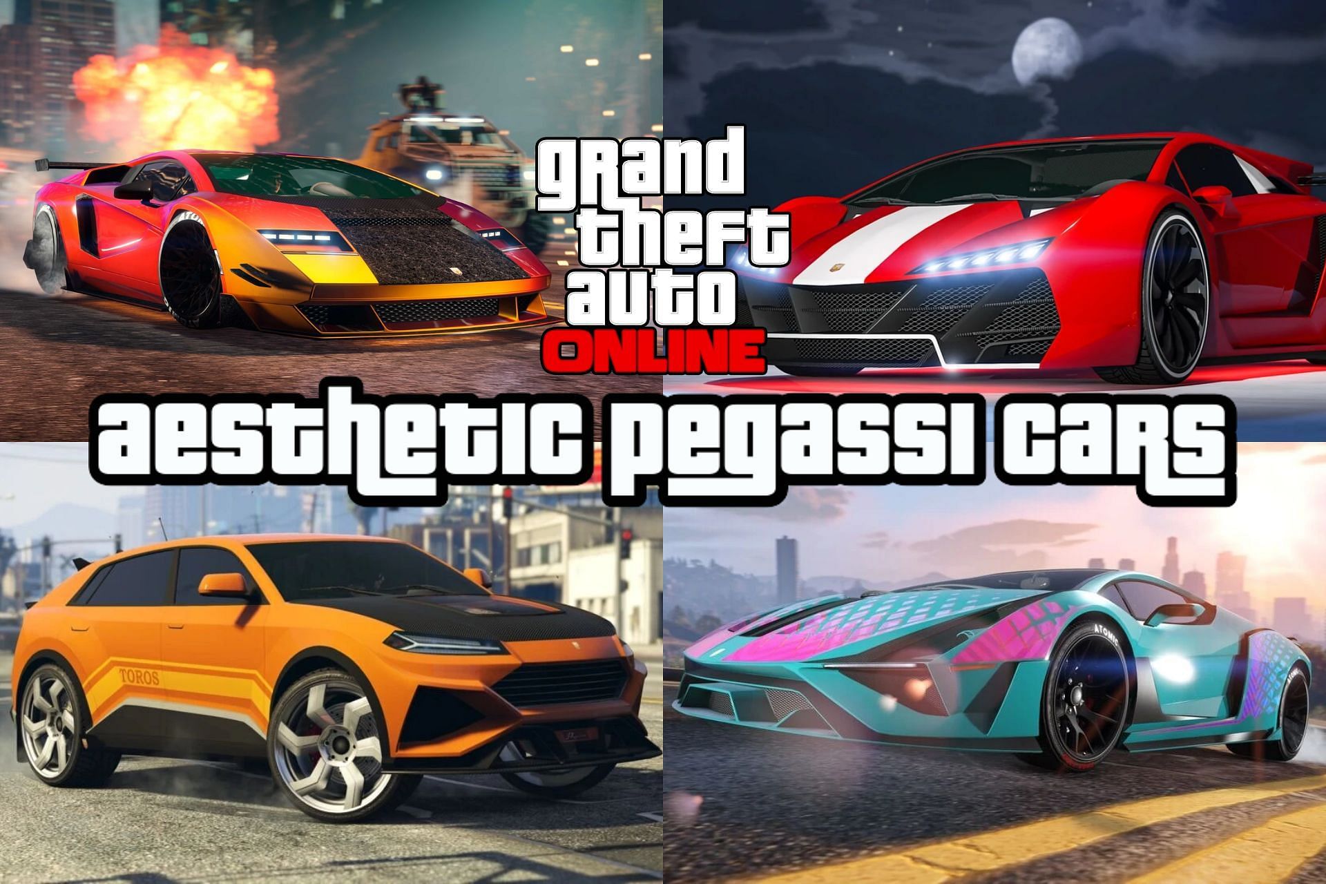 Five of the most stunning Pegassi cars in GTA Online (Image via Sportskeeda)