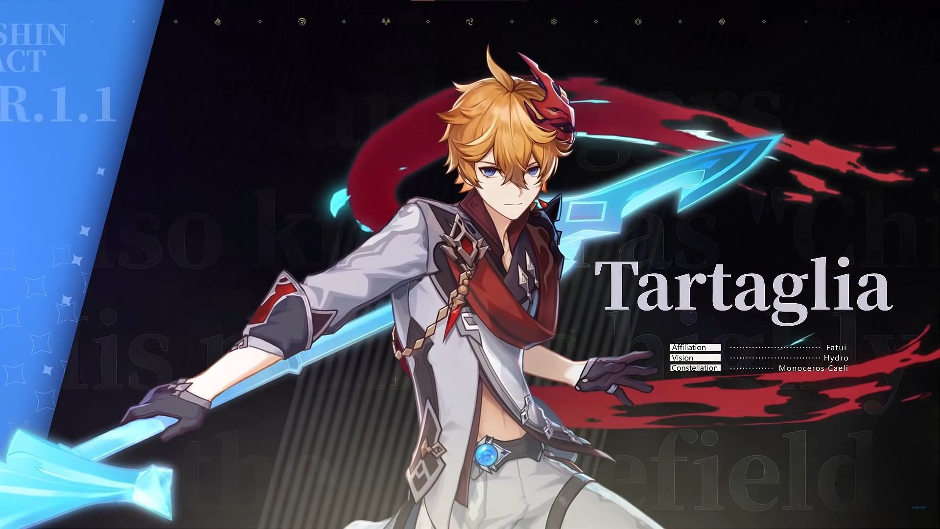 Tartaglia is getting his 4th banner in the game (Image via HoYoverse)