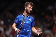 Corentin Moutet at the 2022 Paris Masters.
