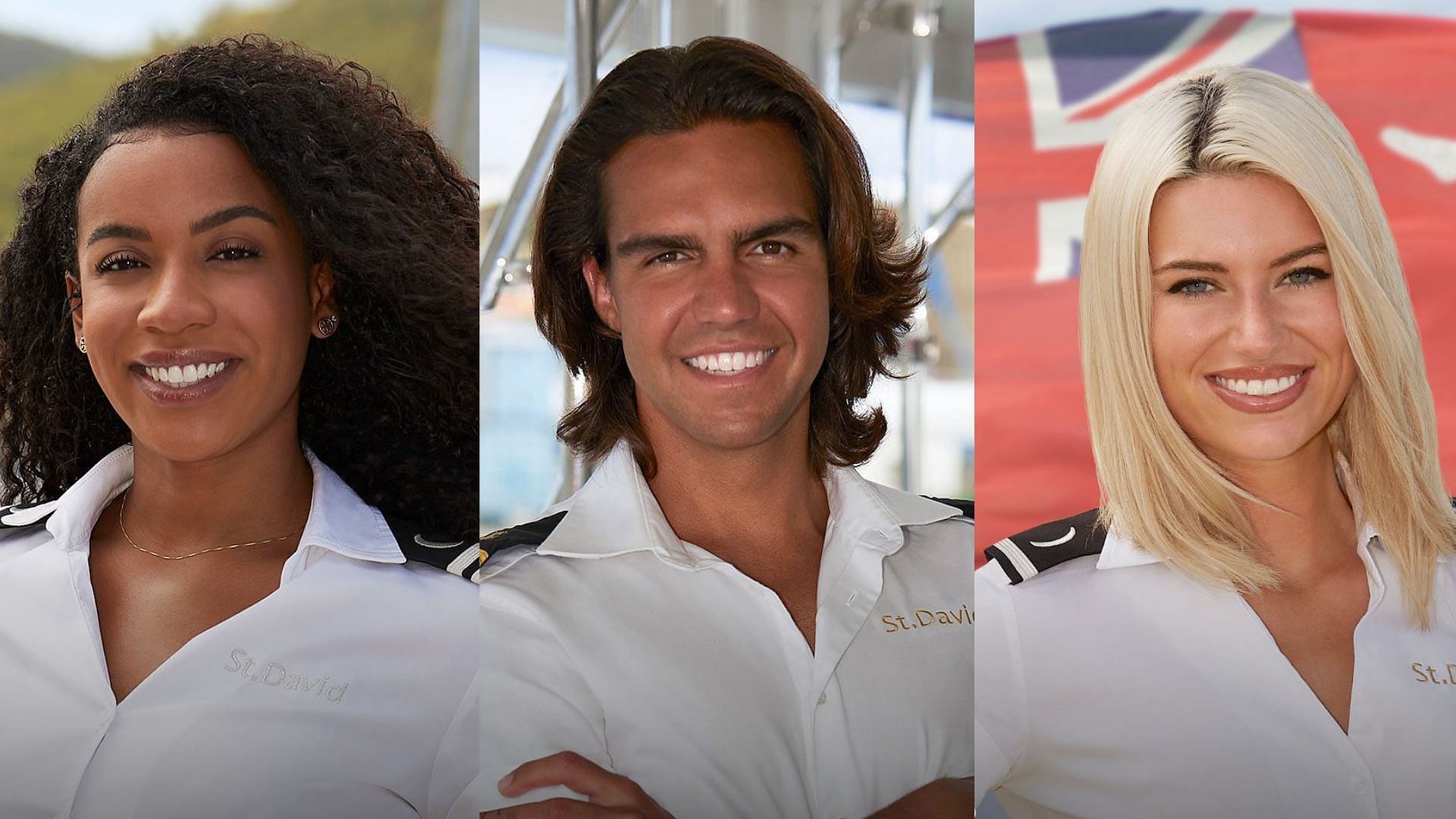 Alissa Humber, Ben Willoughby, and Camille Lamb from Below Deck