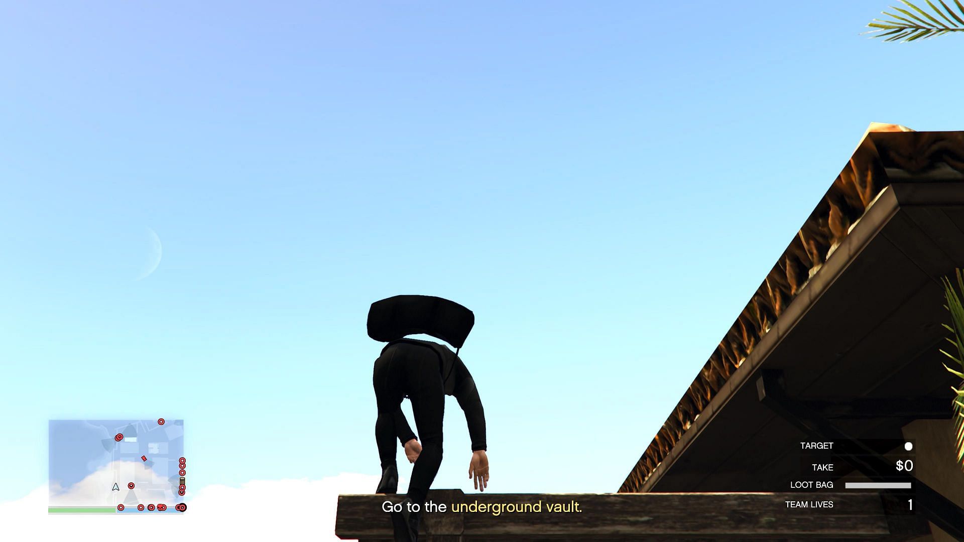 You can climb the wooden beams afterward (Image via Rockstar Games)