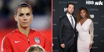 American soccer star Alex Morgan consoles Serena Williams' husband Alexis Ohanian following his friend's death