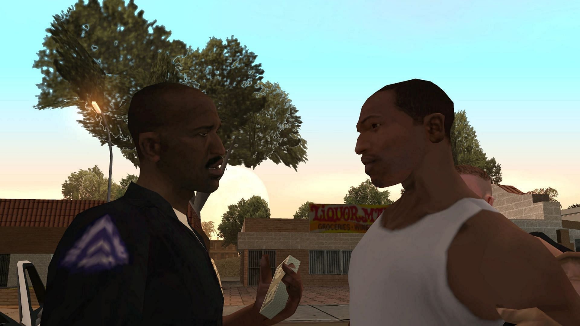 Officer Tenpenny used to bully Carl Johnson around before the latter character would get one up on him (Image via Rockstar Games)