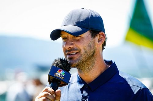 Tony Romo attending the American Century Championship - Final Round